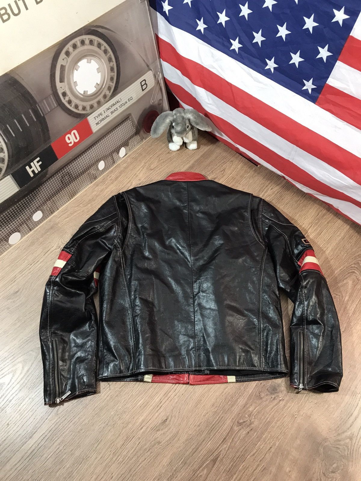 Vintage Vintage Leather Racing Moto Jacket Size US L / EU 52-54 / 3 - 12 Thumbnail