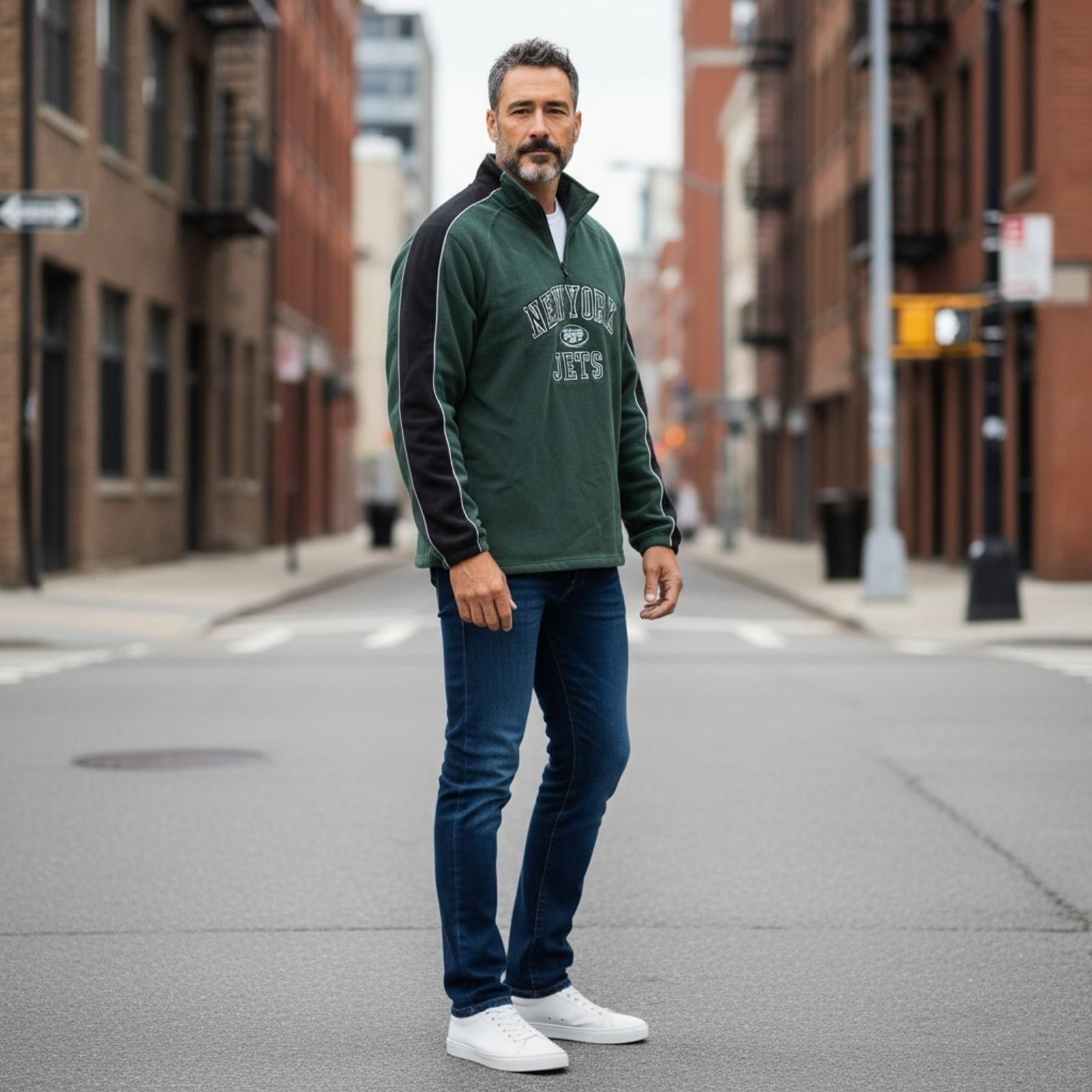Reebok New York jets fleece Size US XL / EU 56 / 4 - 1 Thumbnail