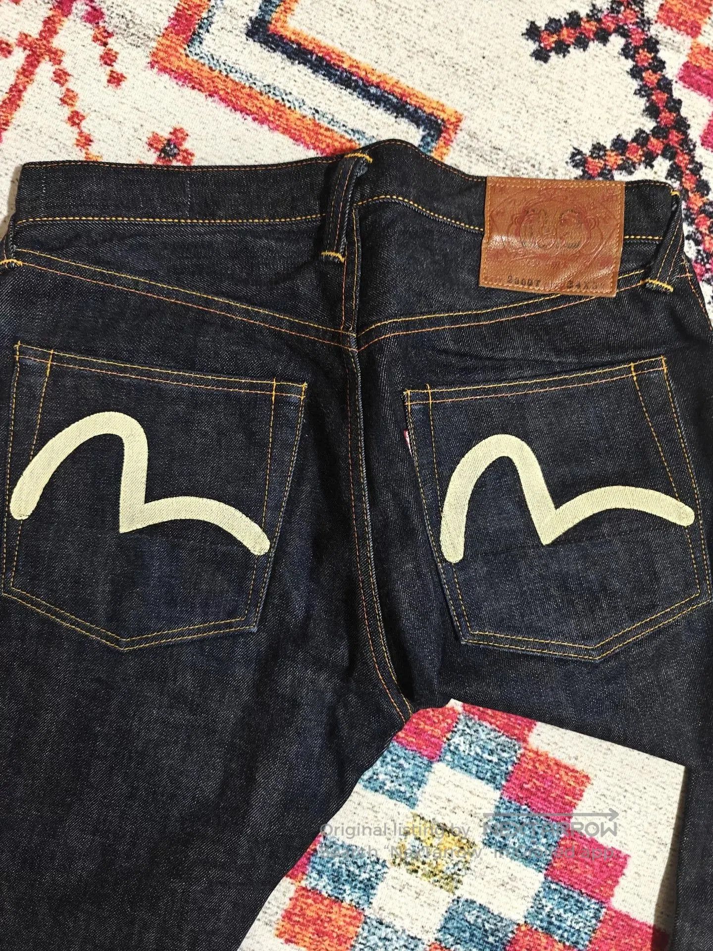 Evisu Evisu No.2 2000T Red Flag Selvedge. Size US 34 / EU 50 - 6 Thumbnail
