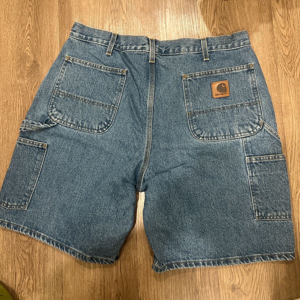 Carhartt × Vintage Carhartt single knee denim short Size US 37 - 1 Thumbnail