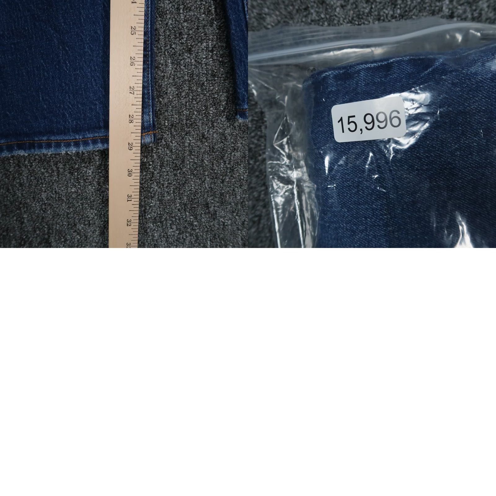Abercrombie & Fitch Abercrombie & Fitch Jeans Womens 44x29 Blue Ultra High Rise 90s Straight NWT Size 30" / US 8 / IT 44 - 8 Thumbnail