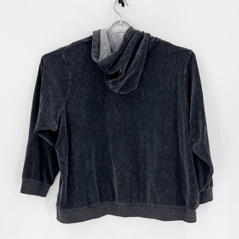 Other Lane Bryant True Y2K velvet full zip hoodie sweater 26/28 Size 4XL / US 24-26 - 2 Thumbnail