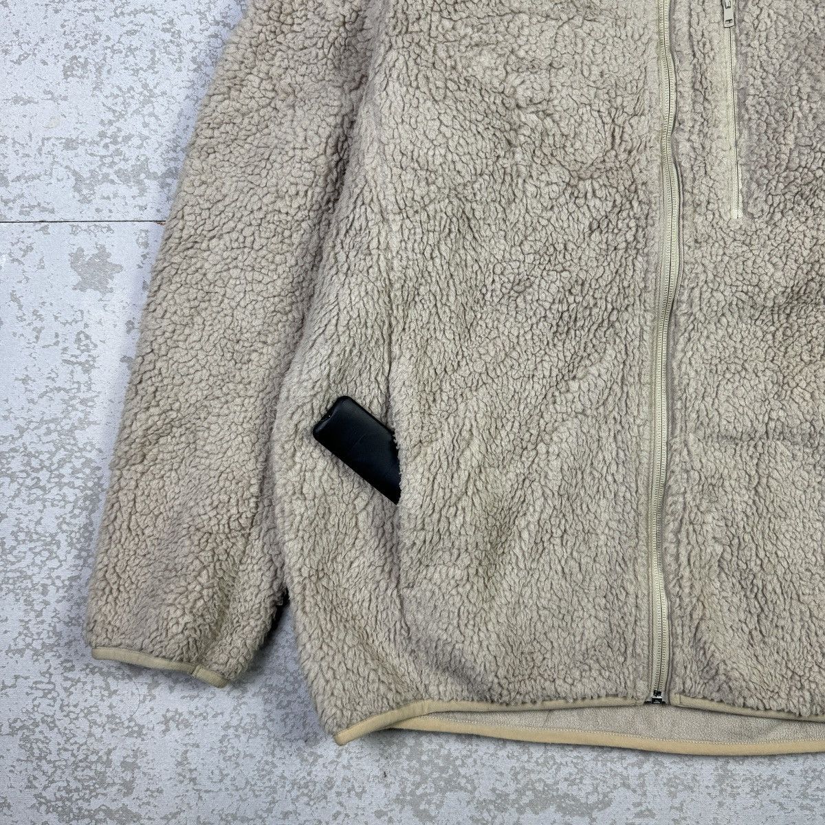 Japanese Brand × Uniqlo 💥Uniqlo Fleece Hooded Light Jacket Size US L / EU 52-54 / 3 - 5 Thumbnail