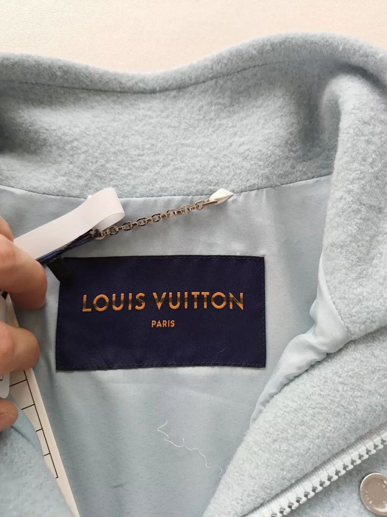 Louis Vuitton Louis Vuitton SS23 Embroidered Letter Half Zip Jacket Size US M / EU 48-50 / 2 - 3 Thumbnail