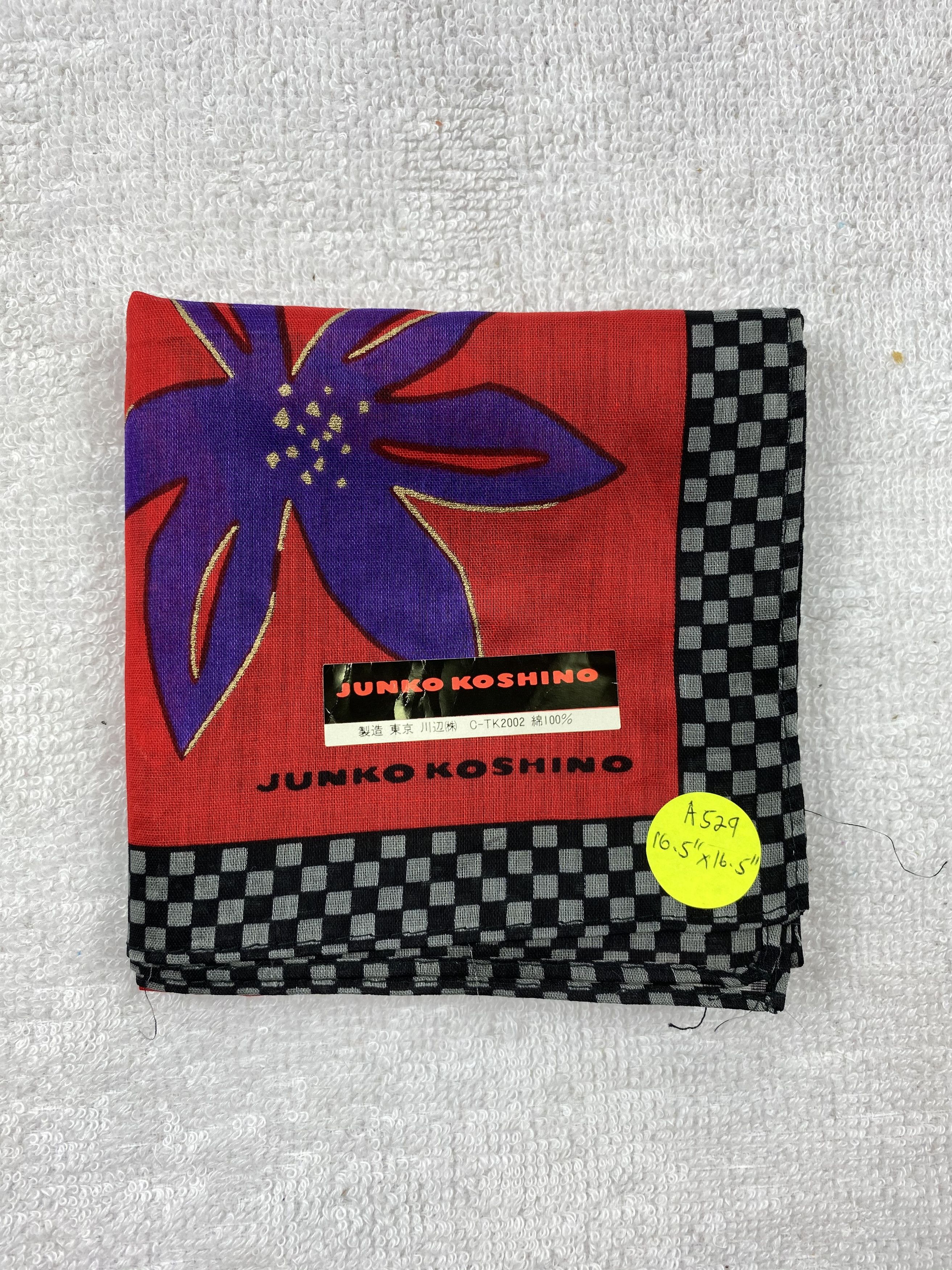 Japanese Brand × Mr. Junko × Vintage Junko Koshino Handkerchief / Bandana / Neckerchief Size ONE SIZE - 6 Thumbnail