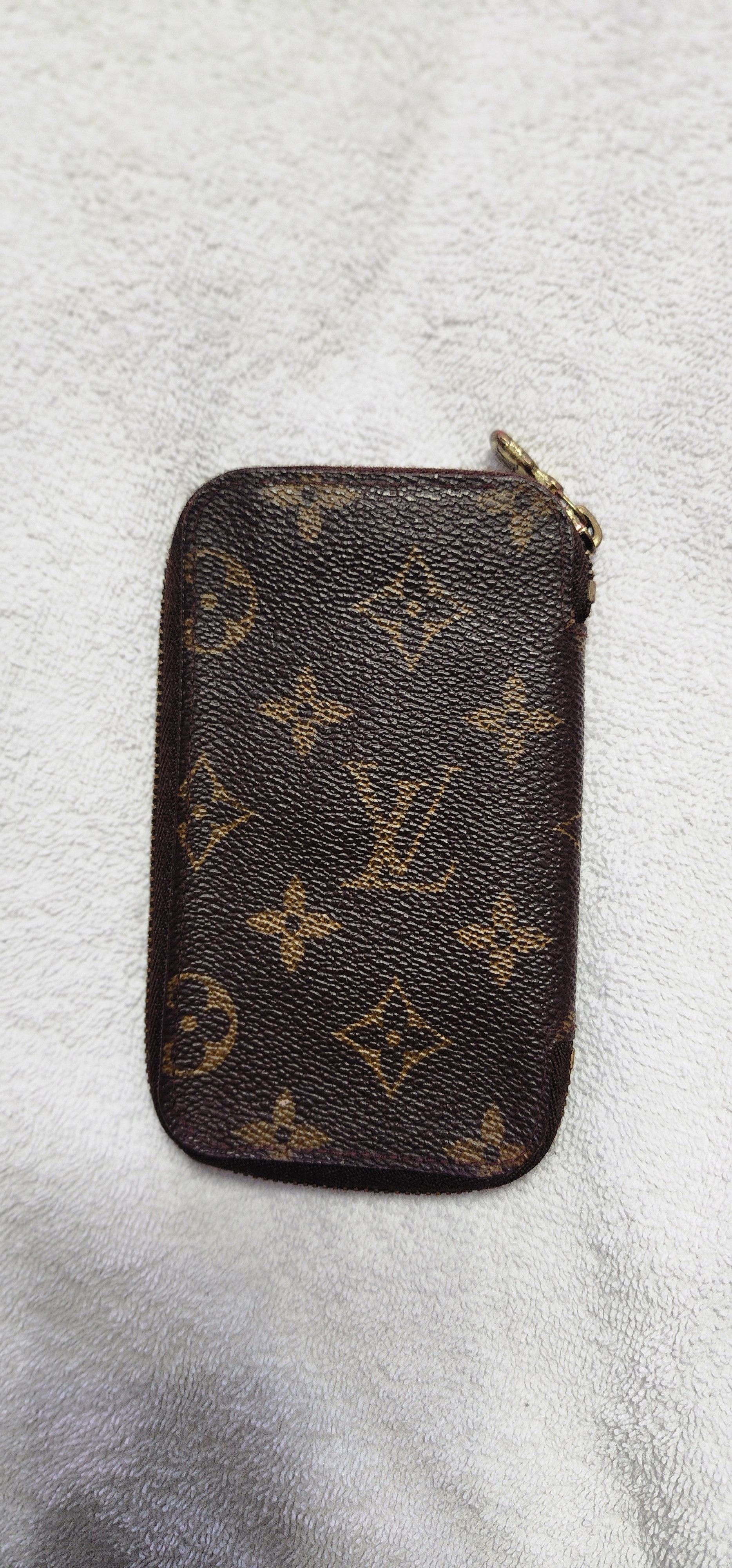 Louis Vuitton Monogram Pochette Cles Coin Purse M62650 LV Auth 48381