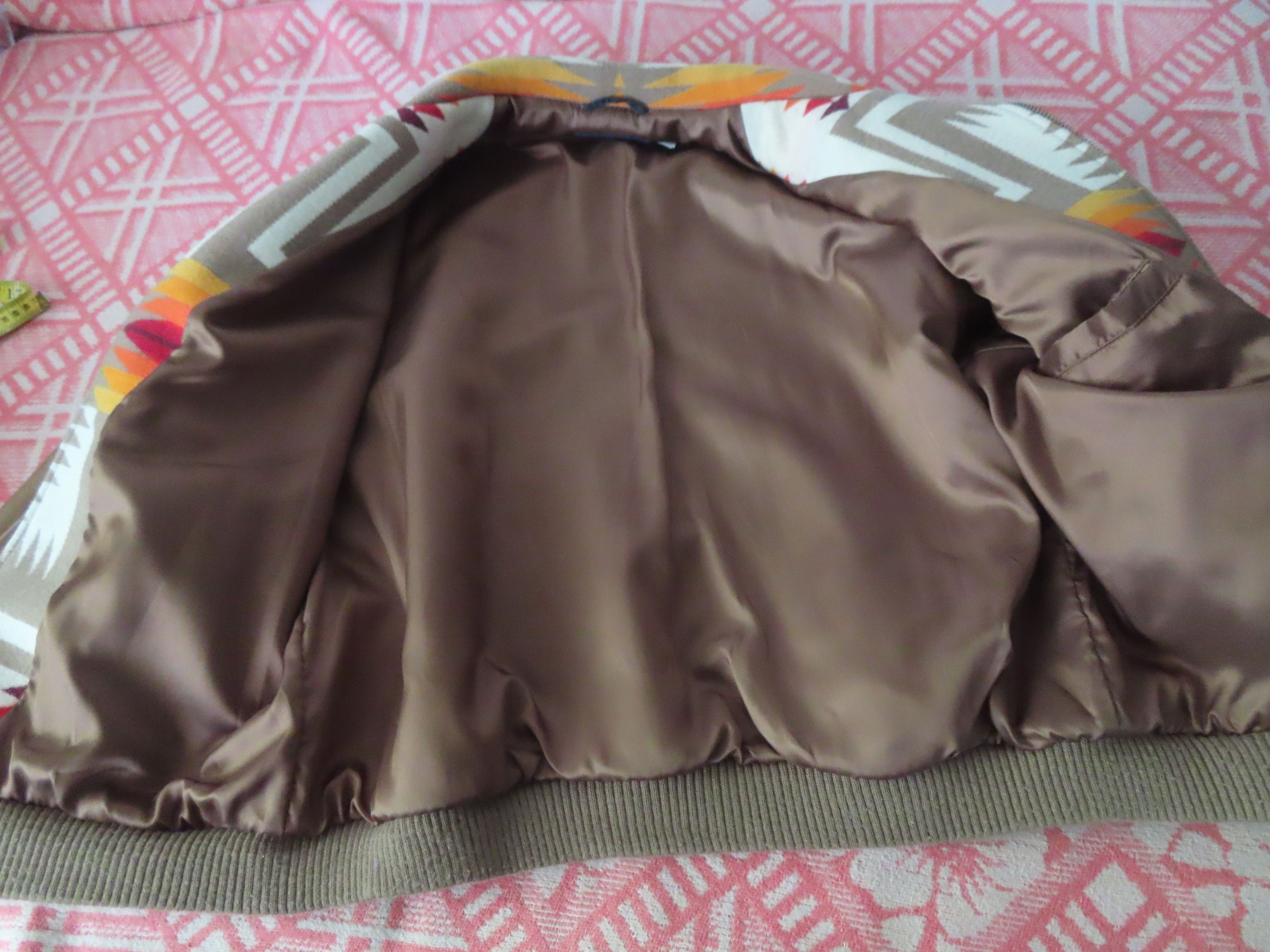 Pendleton × Vintage VTG PENDLETON WOOL WITH LEATHER SLEEVES FULL ZIP JACKET Size US XL / EU 56 / 4 - 5 Thumbnail