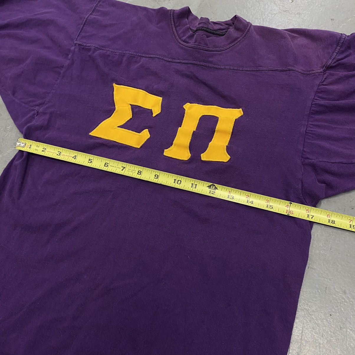 Kapital × Russell Athletic × Vintage Vtg 60s 70s Russell Athletic Sigma Pi Ringer Tee Hippie Size US M / EU 48-50 / 2 - 2 Thumbnail