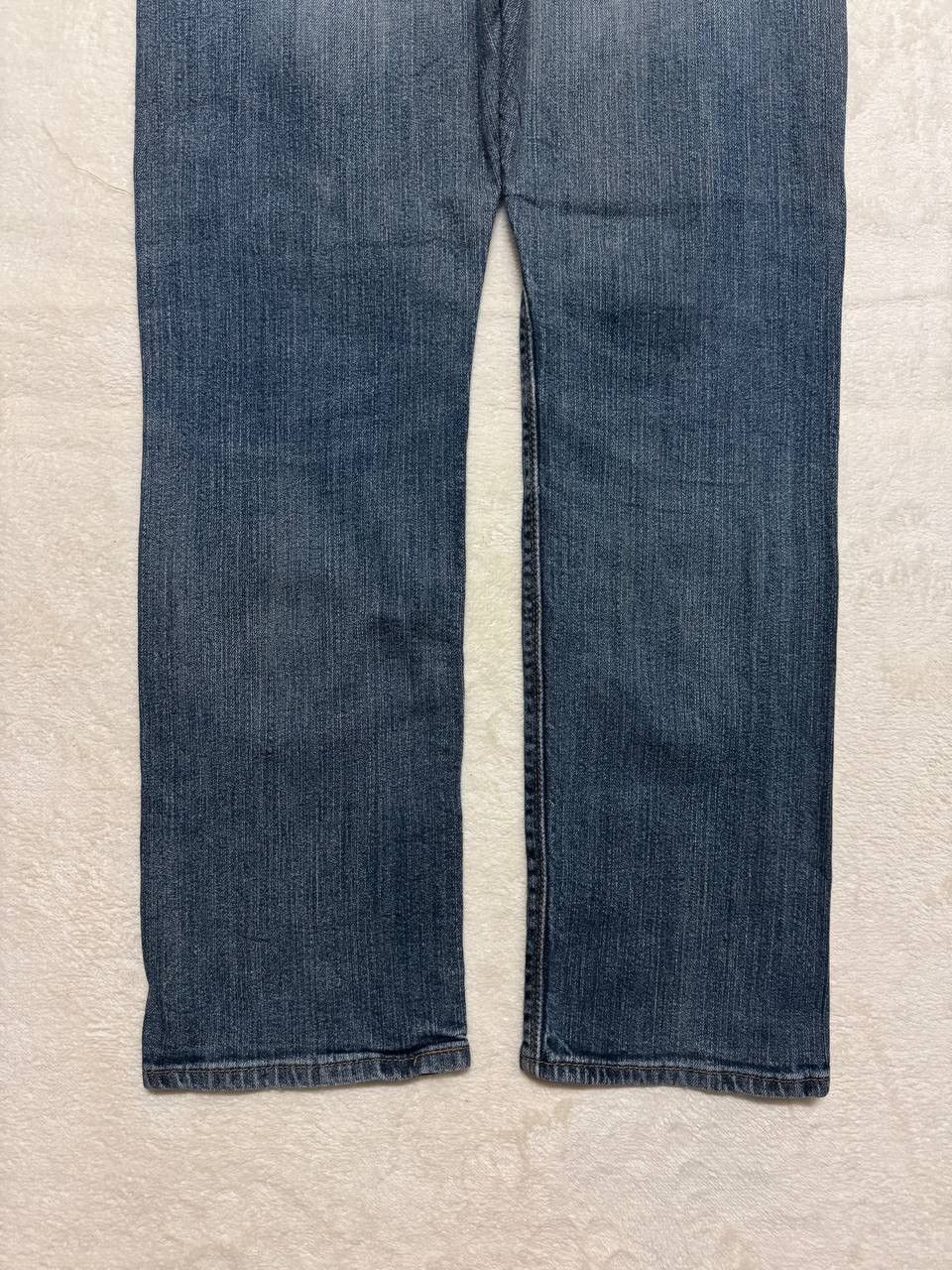 Levi's GRUNGE Levi’s Slim Straight Fit Faded Distressed Blue Jeans Size US 33 - 21 Thumbnail