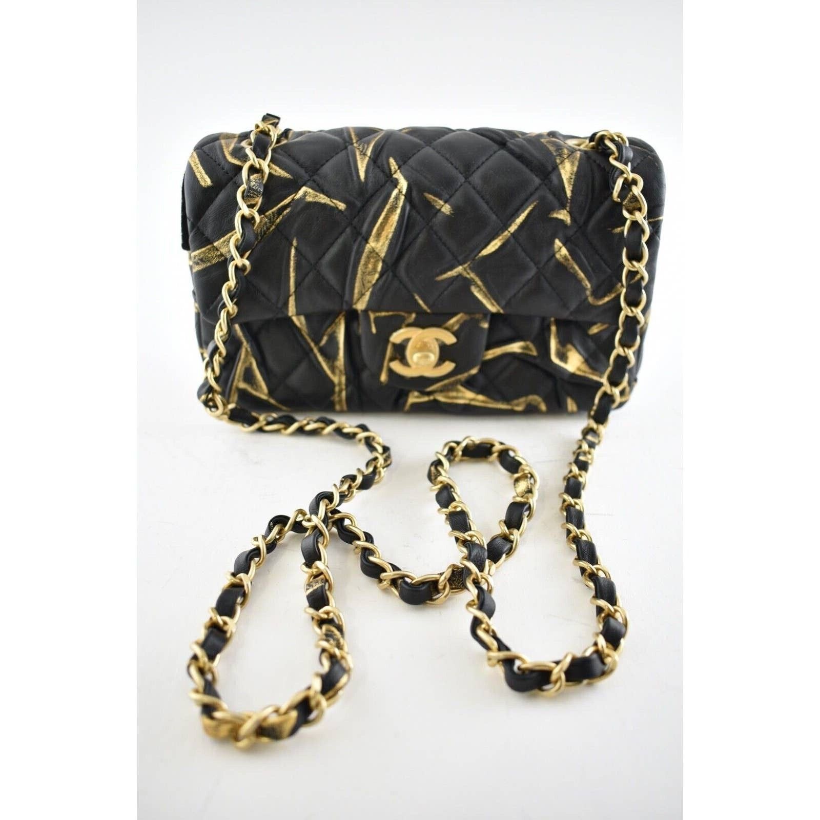 Chanel Chanel Mini Flap Rectangle CC Quilted Chain Crossbody Bag Size ONE SIZE - 6 Thumbnail