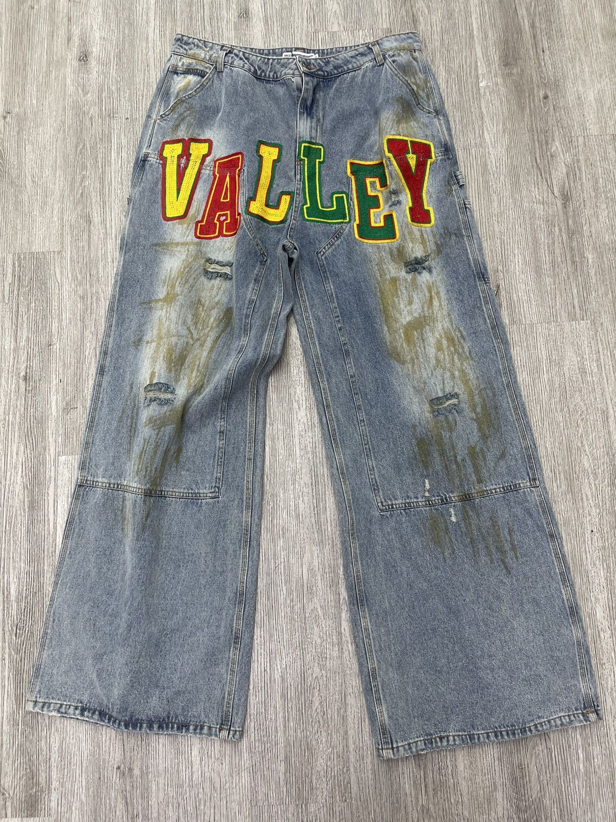 Vale Vale lives “collage” painter jeans Size US 36 / EU 52 - 1 Thumbnail
