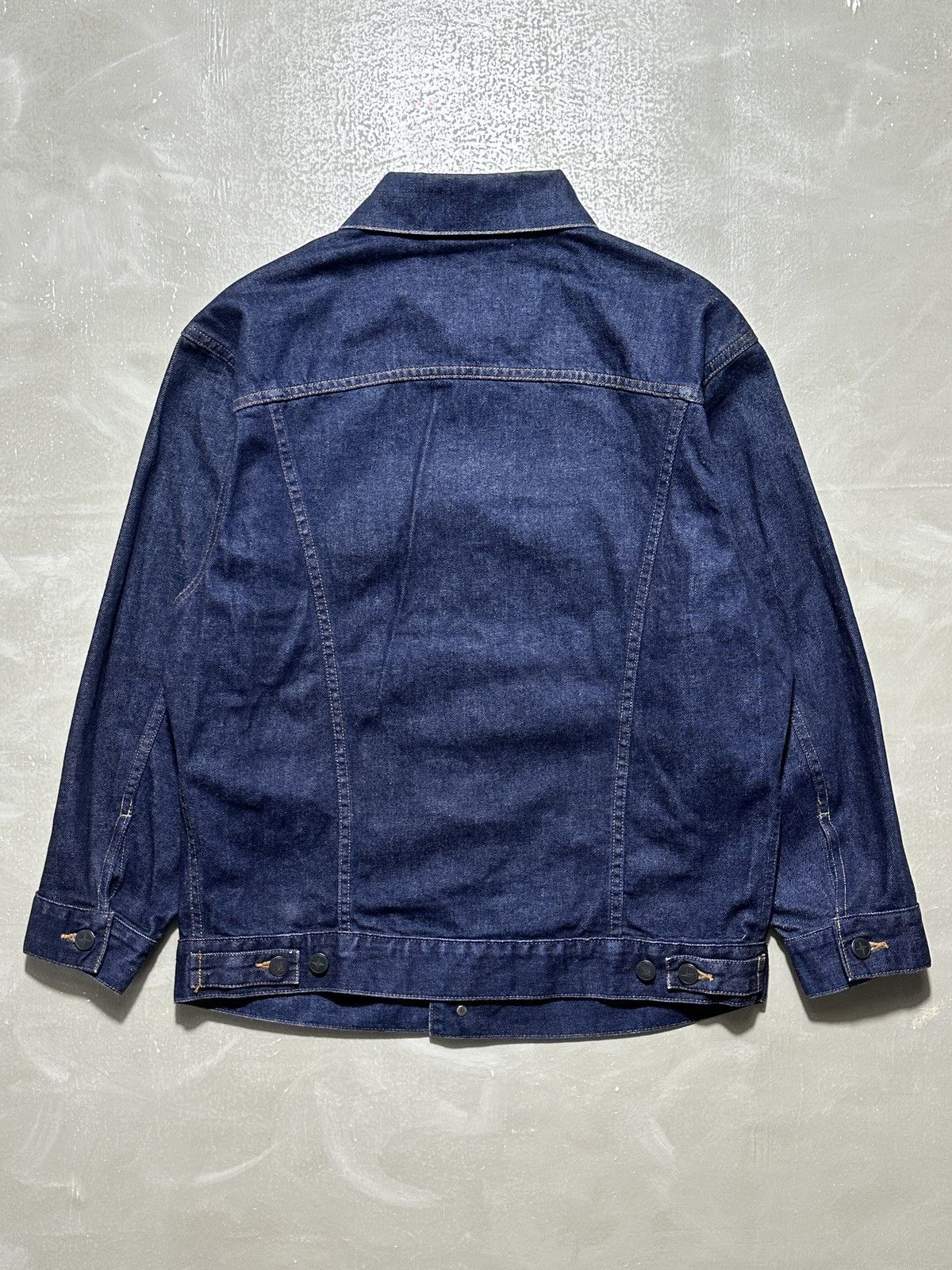 Stone Island Vintage Stone Island Denims Navy 00s Denim Tracker Jacket Size US XL / EU 56 / 4 - 2 Thumbnail