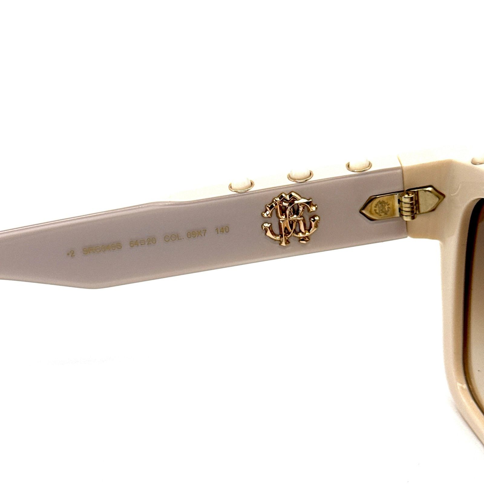 Roberto Cavalli New, ROBERTO CAVALLI Sunglasses SRC040S Col.09X7 Authentic Size ONE SIZE - 8 Thumbnail