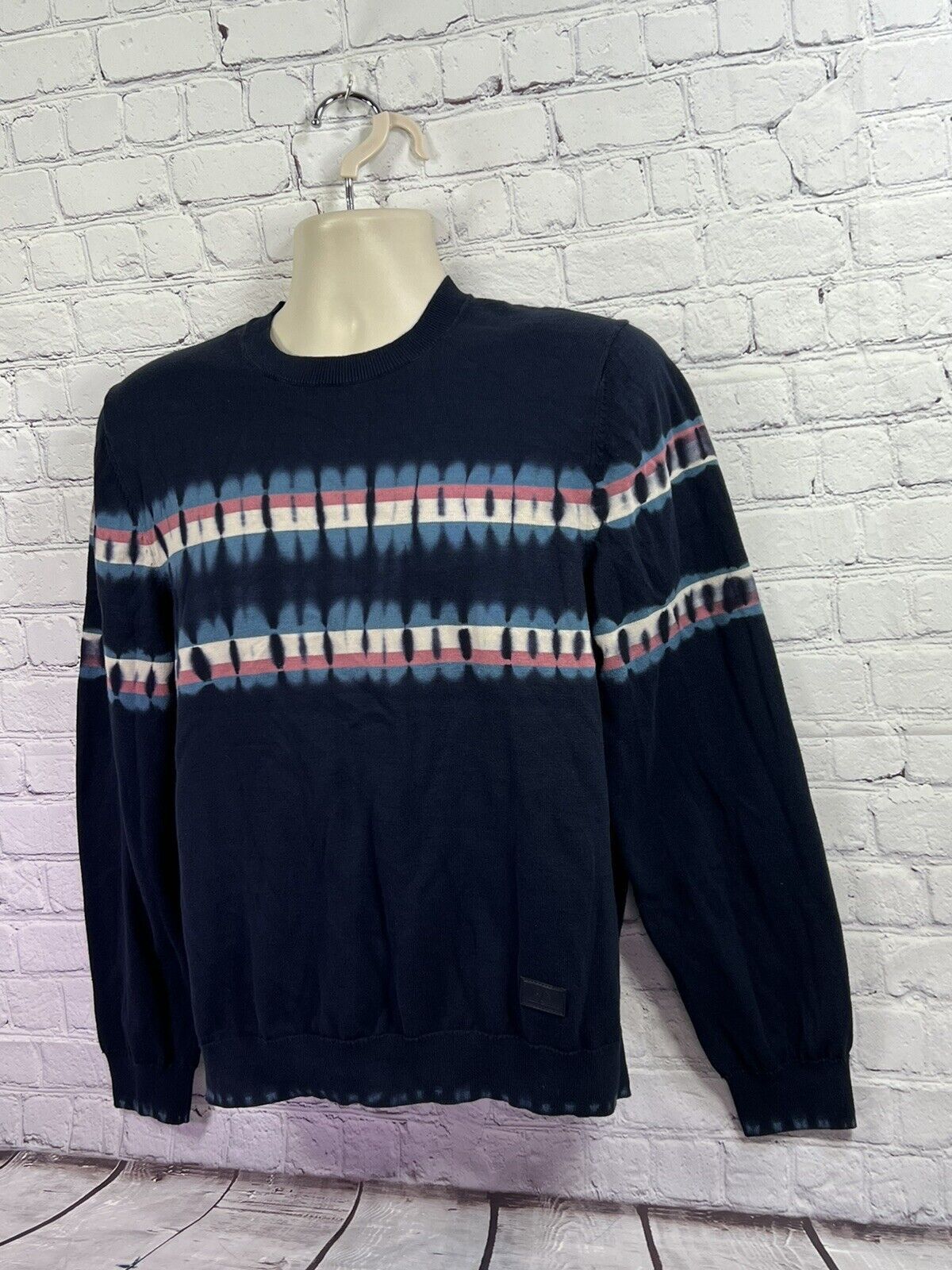 Armani Exchange Armani Exchange AIX tie dye knit pullover sweater mens L Size US L / EU 52-54 / 3 - 5 Thumbnail