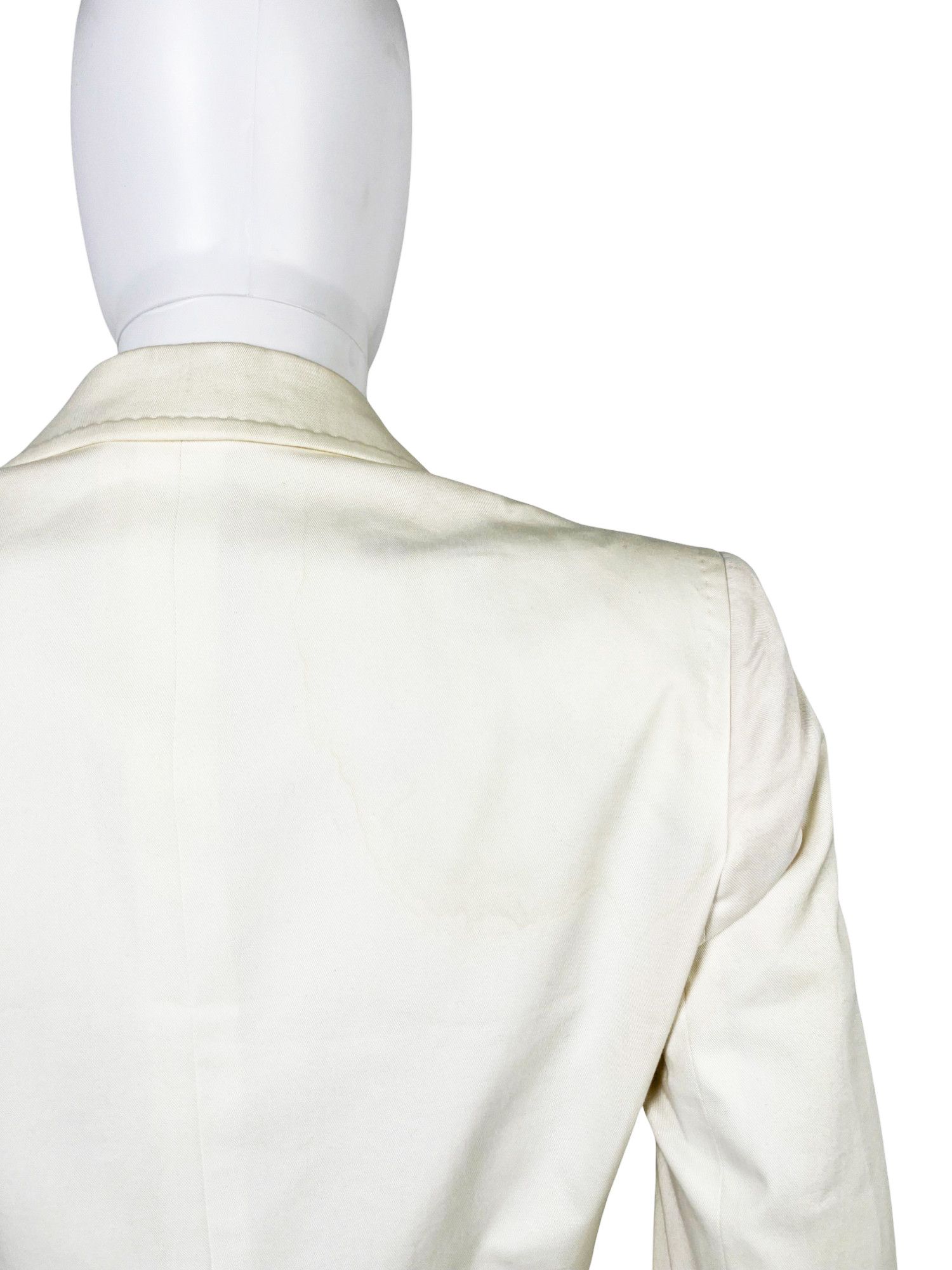 Dolce & Gabbana F/W 2004 White Cotton Suit Size S / US 4 / IT 40 - 10 Thumbnail