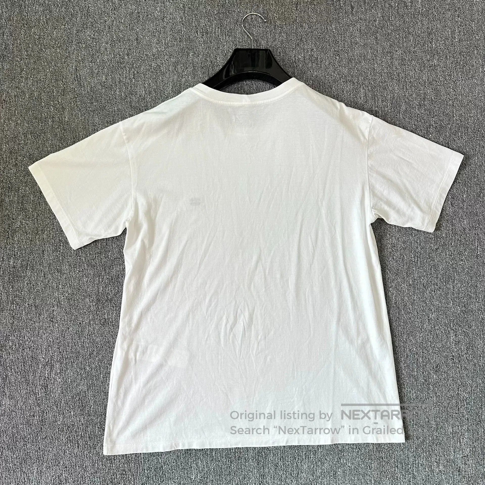 Celine Celine White Embroidered Triomphe Logo Tee. Size S / US 4 / IT 40 - 3 Thumbnail