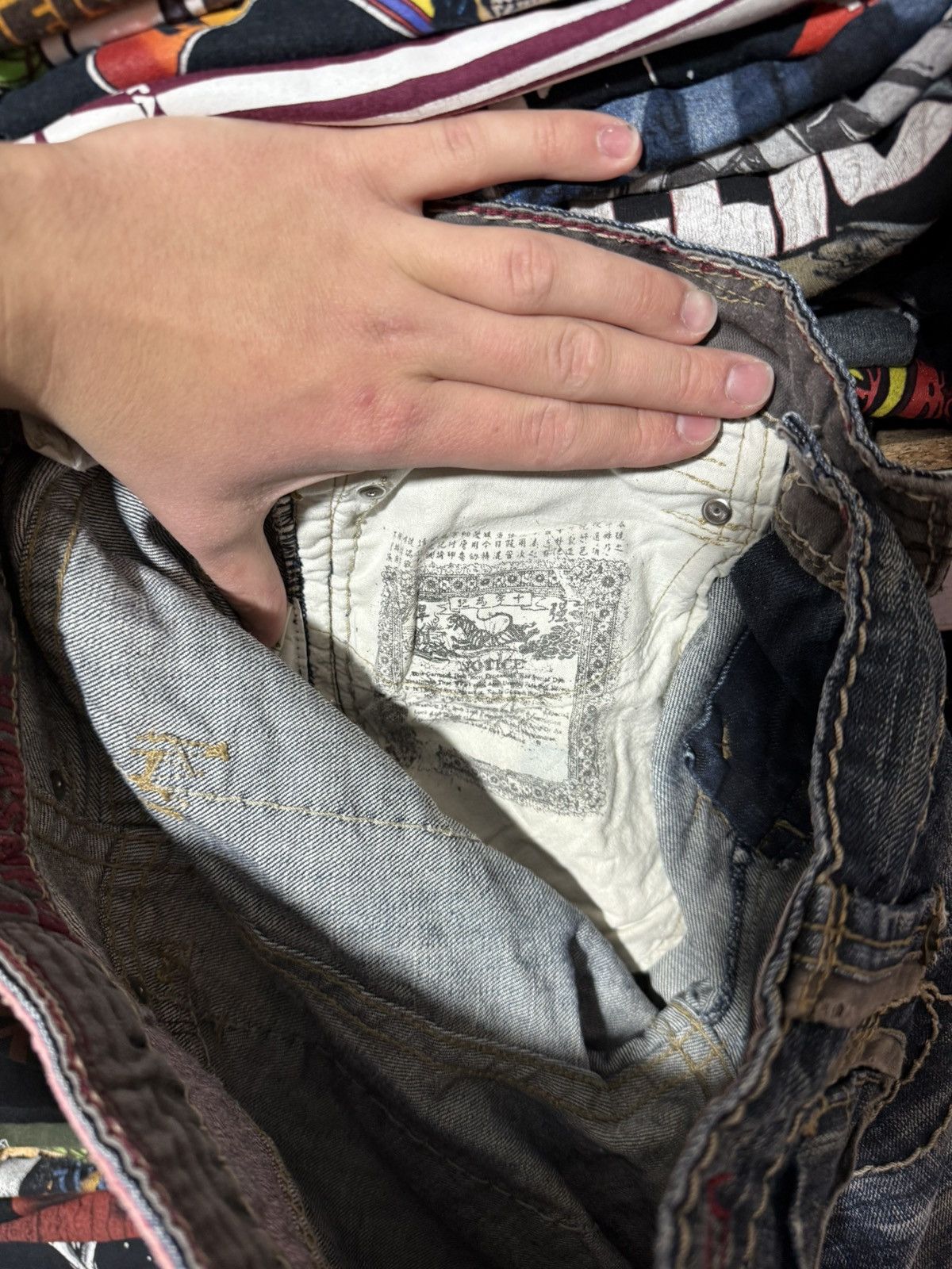 Japanese Brand Vintage Avant Garde Tough Jeansmith 3D Jeans Archive Y2K Size US 30 / EU 46 - 10 Thumbnail
