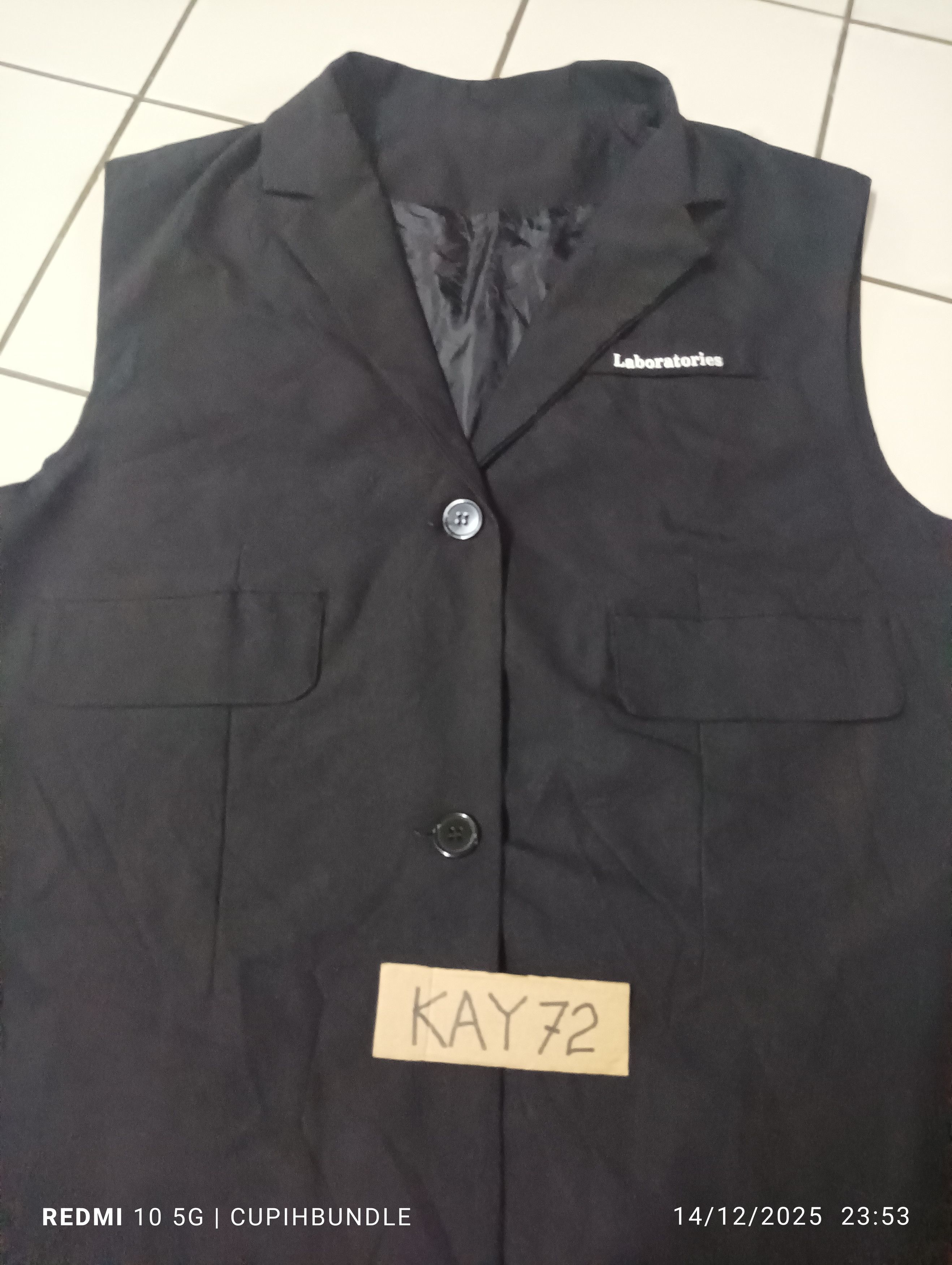 Undercover UNDERCOVER HAL LABORATORIES VEST Size M / US 6-8 / IT 42-44 - 4 Thumbnail