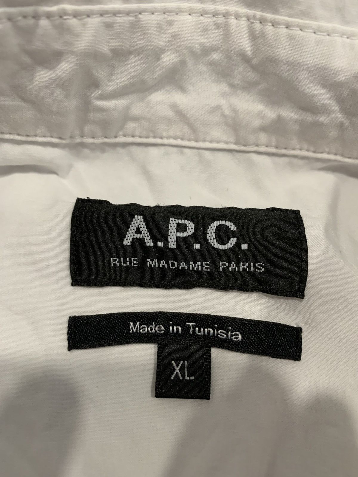A.P.C. A.P.C classic white button up Size US XL / EU 56 / 4 - 3 Thumbnail