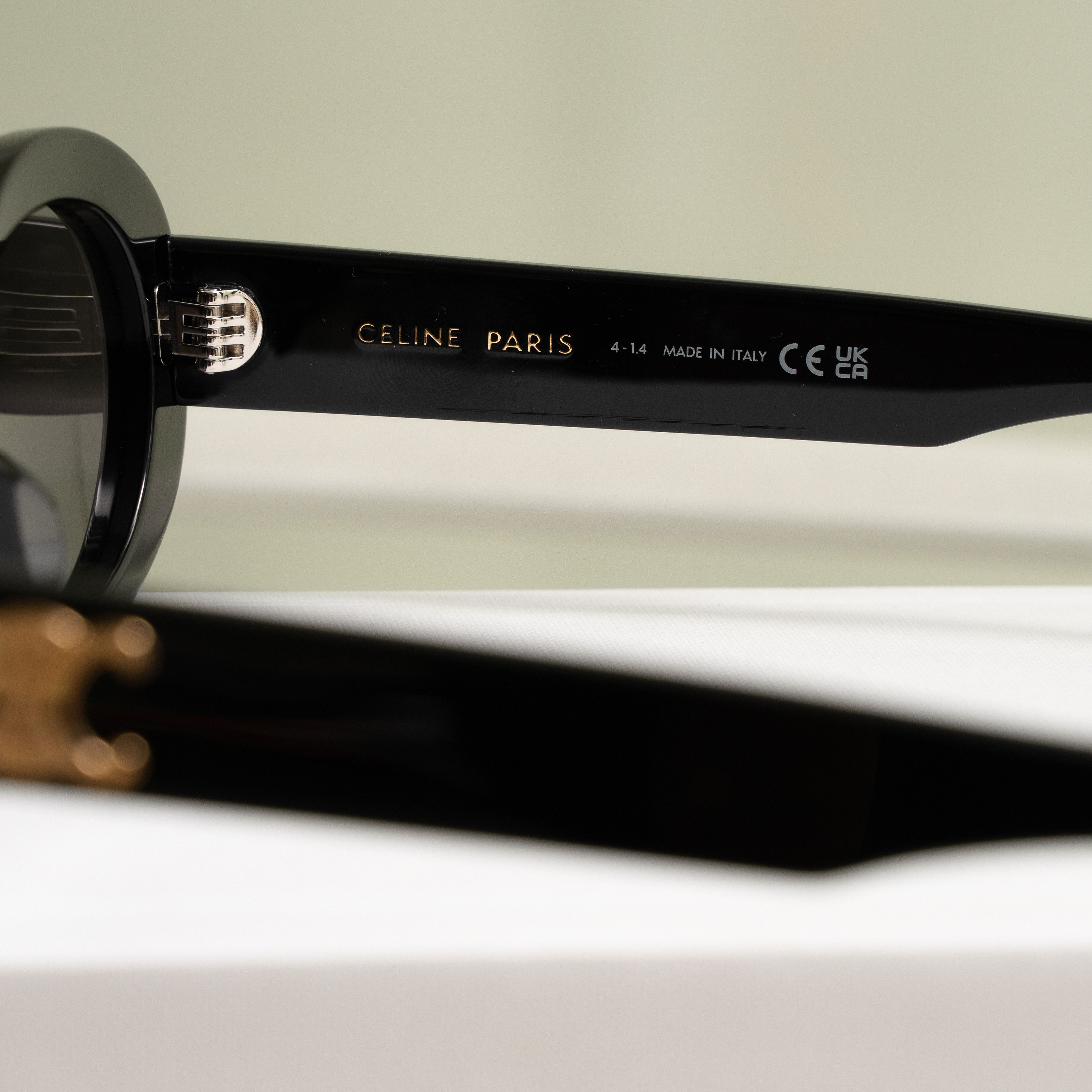 Celine CELINE Triomphe 01 Sunglasses In Acetate BLACK Size ONE SIZE - 3 Thumbnail