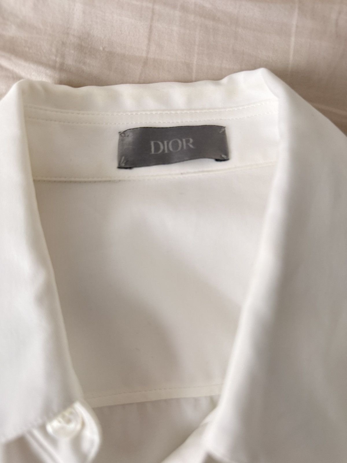 Dior × Sacai Dior x Sacai Button-up Cotton faille shirt Size US S / EU 44-46 / 1 - 4 Thumbnail