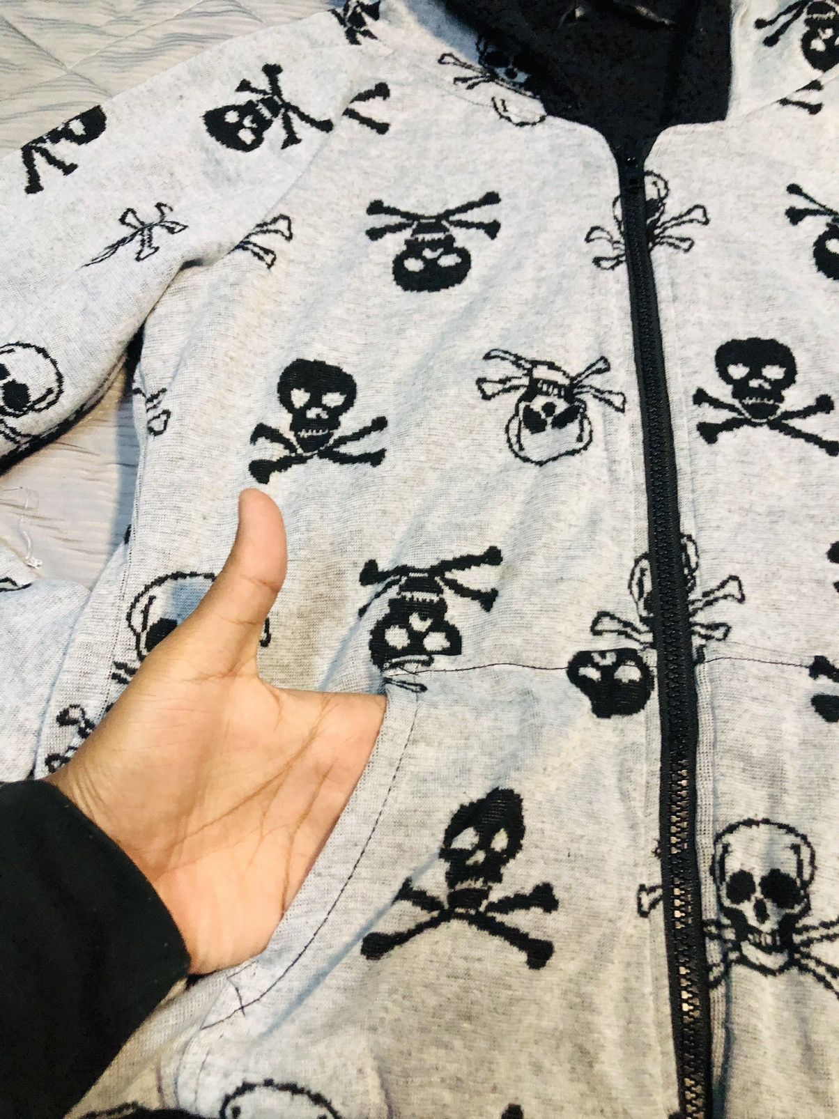 Japanese Brand Crazy Angel Skull Hoodies (25) Size US L / EU 52-54 / 3 - 5 Thumbnail