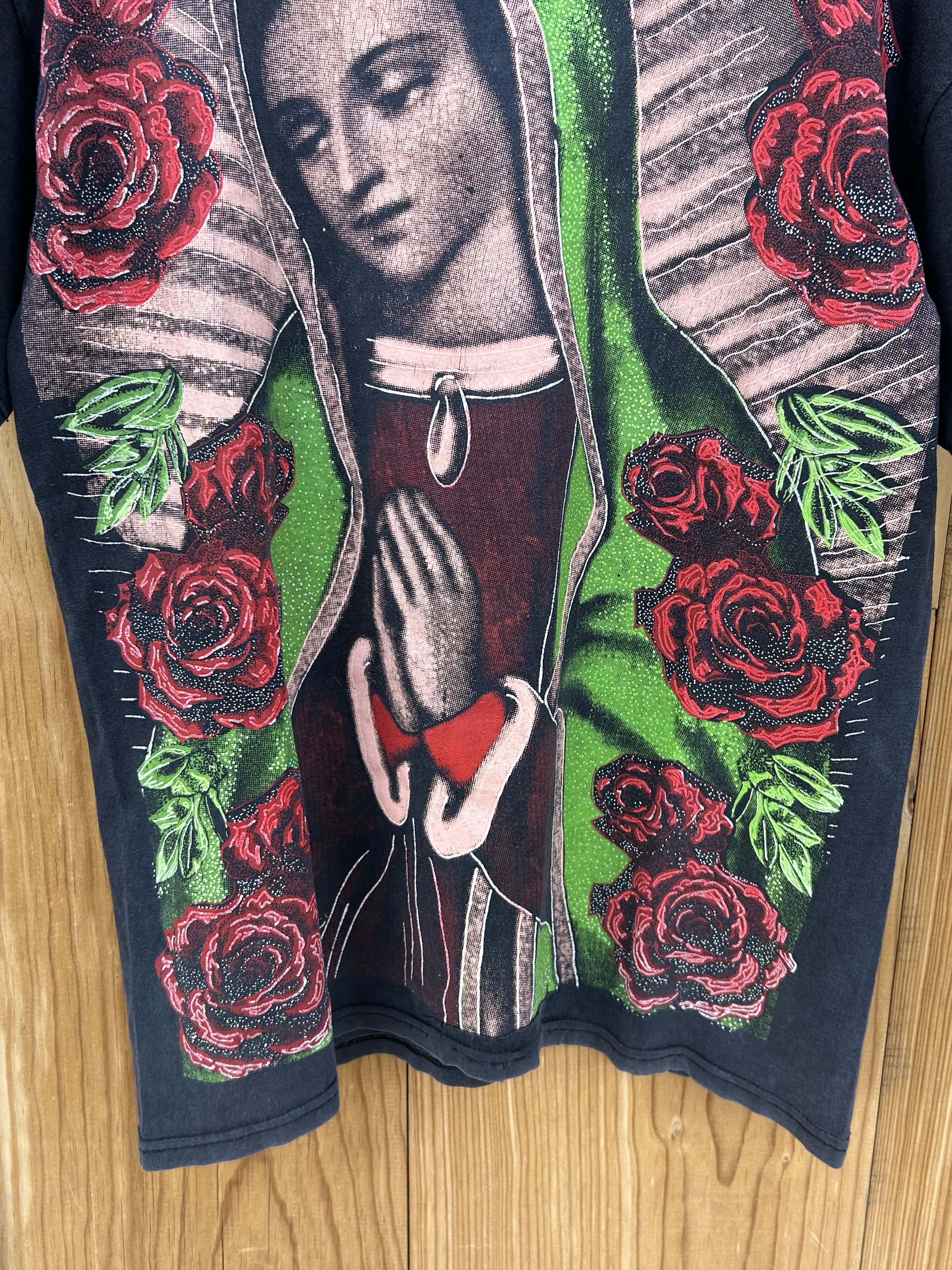 Vintage Virgen de Guadalupe AOP 90s Size US L / EU 52-54 / 3 - 3 Thumbnail