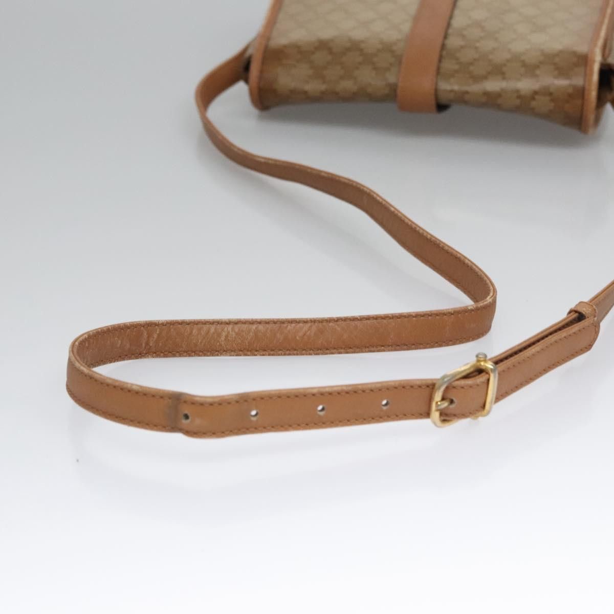 Celine CELINE Macadam Canvas Shoulder Bag Beige Size ONE SIZE - 7 Thumbnail