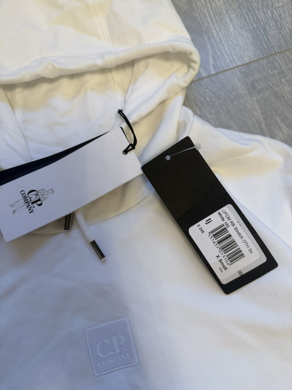 C.P. Company CP Company White Basics Pullover Brand New Size XS Hoodie Size US XS / EU 42 / 0 - 4 Thumbnail