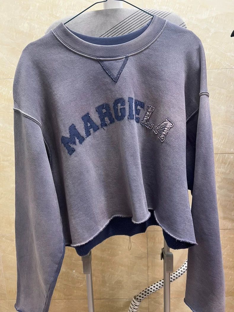 Maison Margiela Maison Margiela Maison Margiela Washed Purple Sweatshirt-2 Size US S / EU 44-46 / 1 - 1 Thumbnail