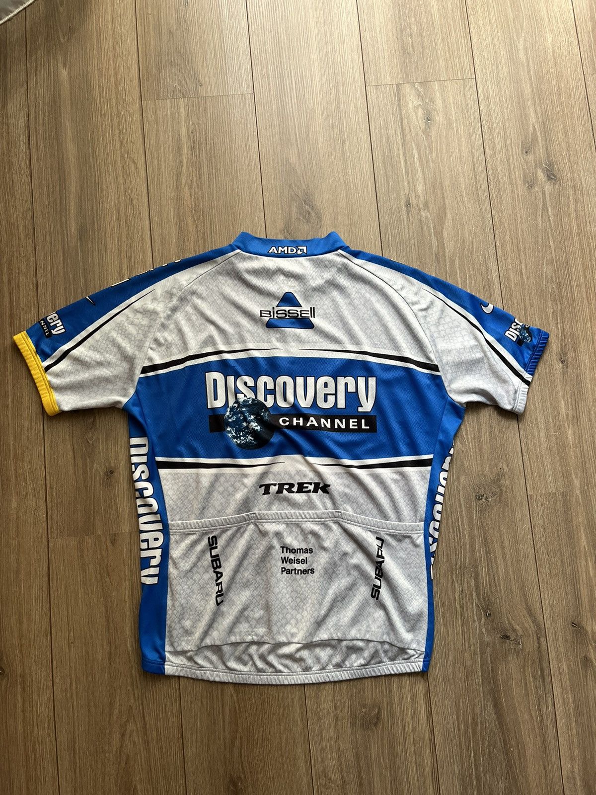 Vintage nike Discovery Channel Pro Cycling Team - 2005 🚴‍♂️ jersey Size US L / EU 52-54 / 3 - 7 Thumbnail