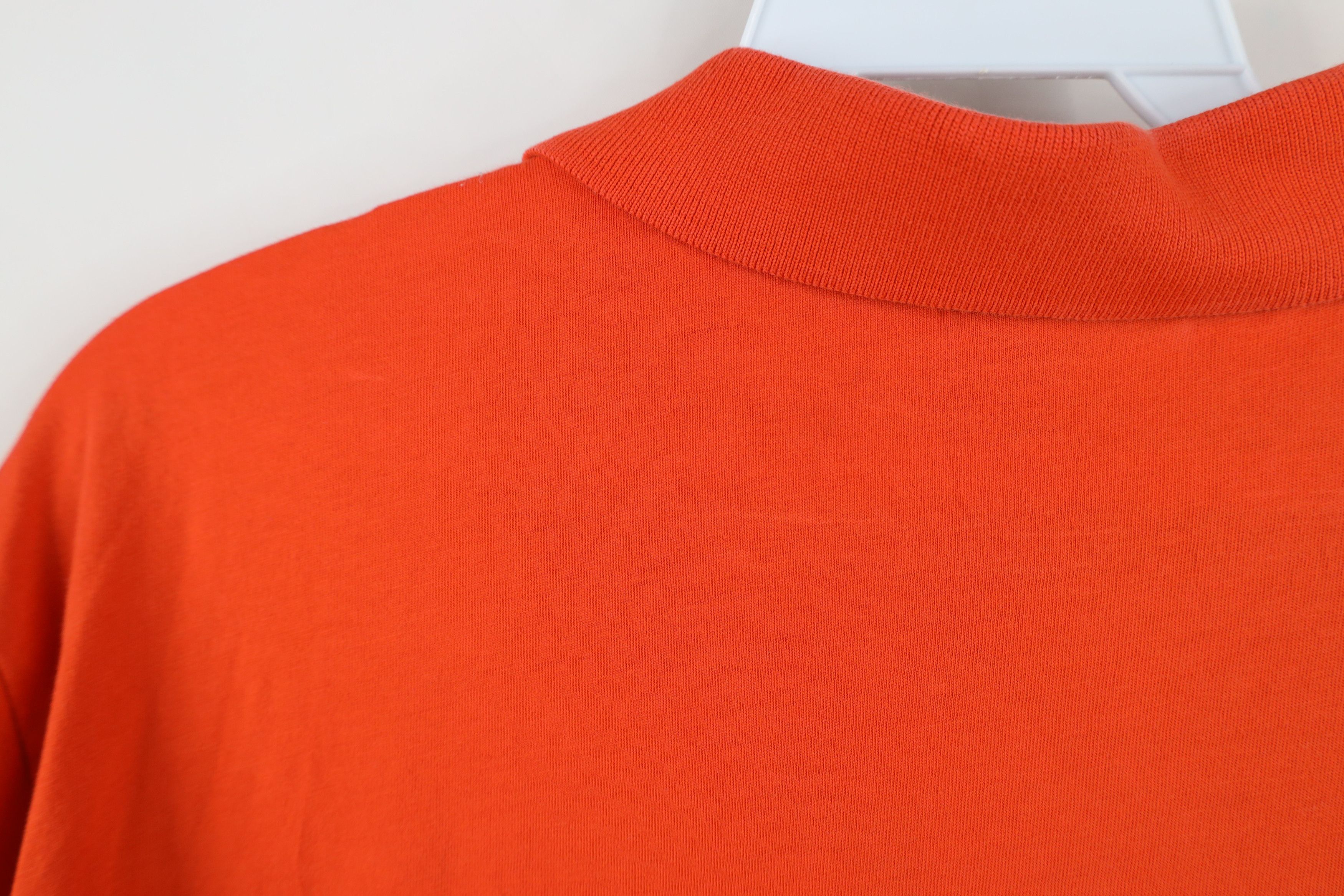 Nike Vintage Y2K Nike Spell Travis Scott Mini Swoosh Polo Orange Size US XXL / EU 58 / 5 - 10 Thumbnail