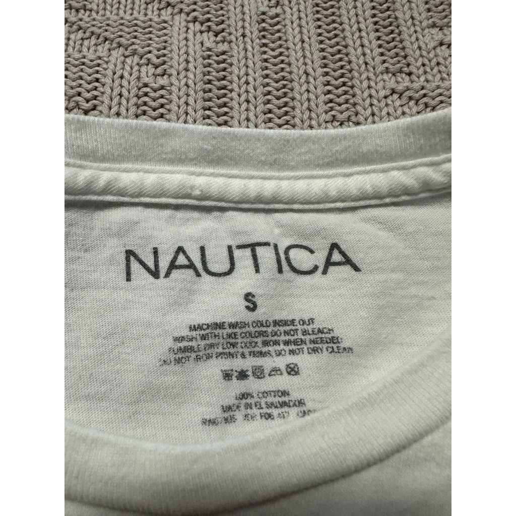 Nautica Nautica white graphic short sleeve tee size S Size US S / EU 44-46 / 1 - 4 Thumbnail