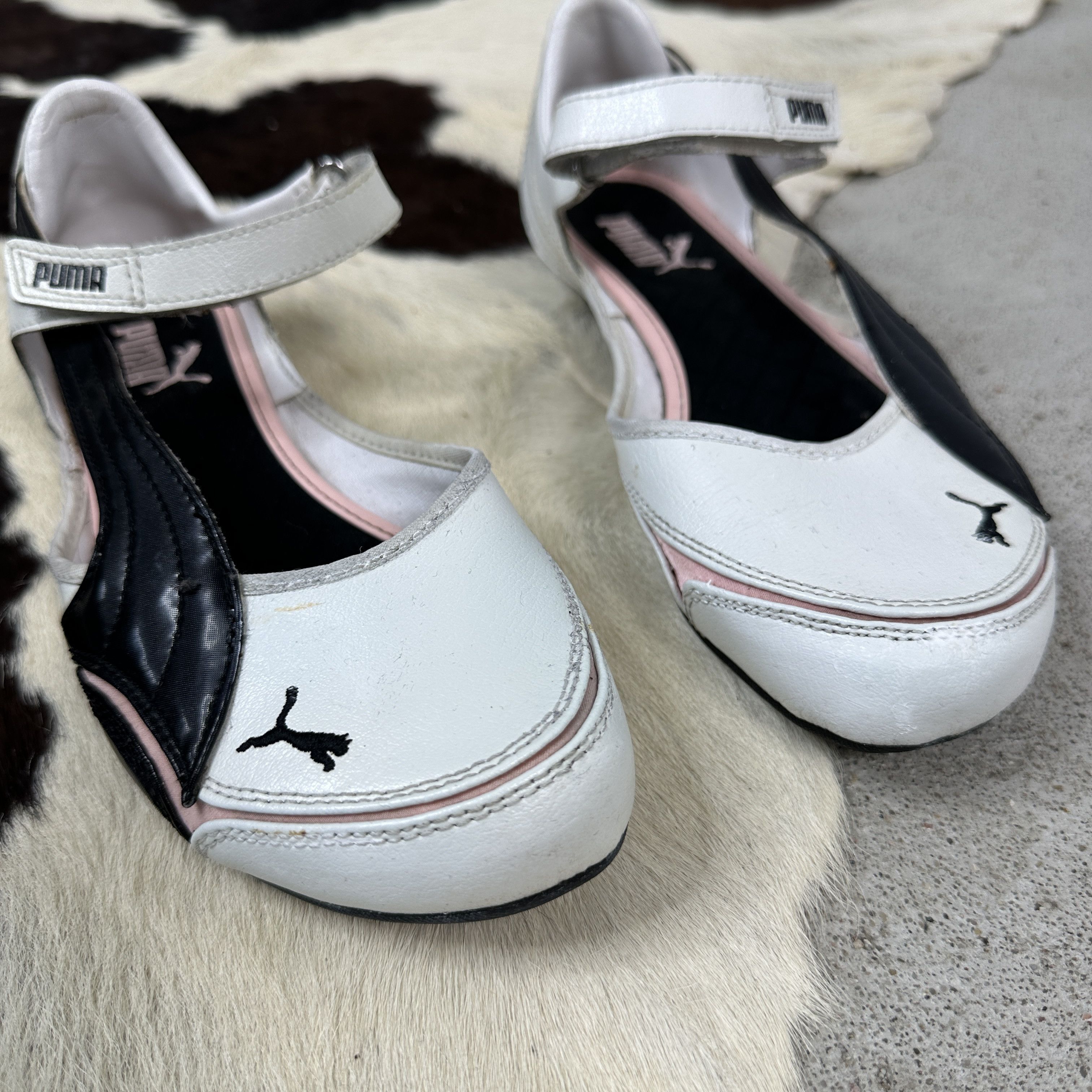 Puma × Vintage Vintage Sportswear Speed Princess Cut Out Puma Ballet Flats Size US 6 / IT 36 - 4 Thumbnail
