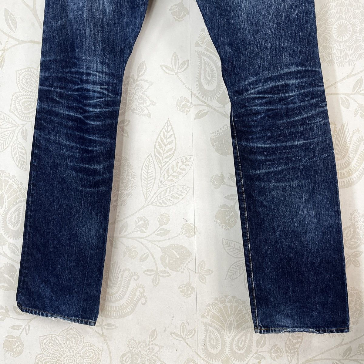 RRL Ralph Lauren Vintage RRL Ralph Lauren Hidden Rivet Distressed Denim Size US 34 / EU 50 - 14 Thumbnail