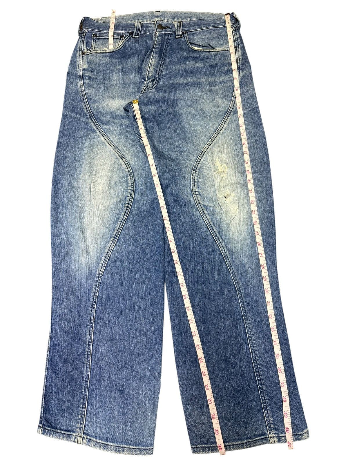 Levi's Vintage 90s Levis Faded Wash Distressed Baggy Jeans Size US 33 - 7 Thumbnail
