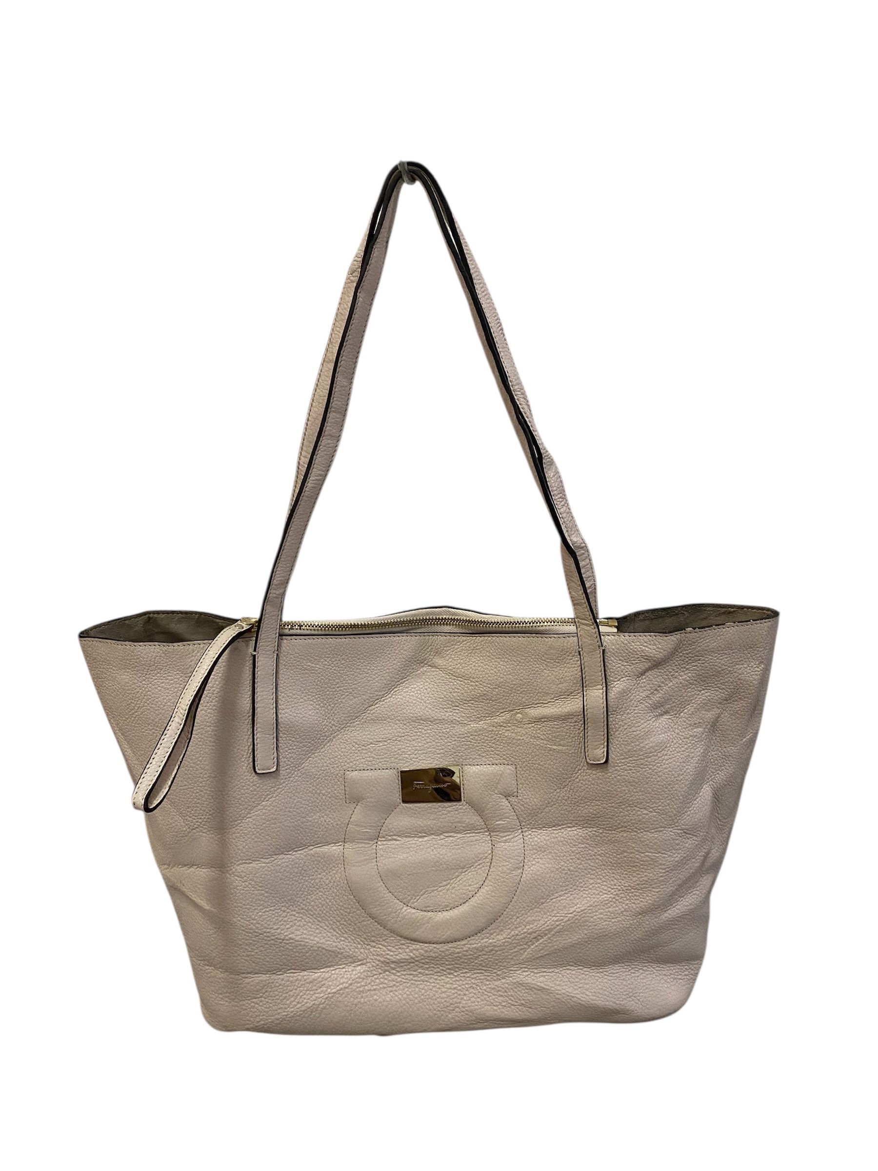 Salvatore Ferragamo × Vintage Vintage Salvatore Ferragamo Leather Totebag Size ONE SIZE - 1 Thumbnail