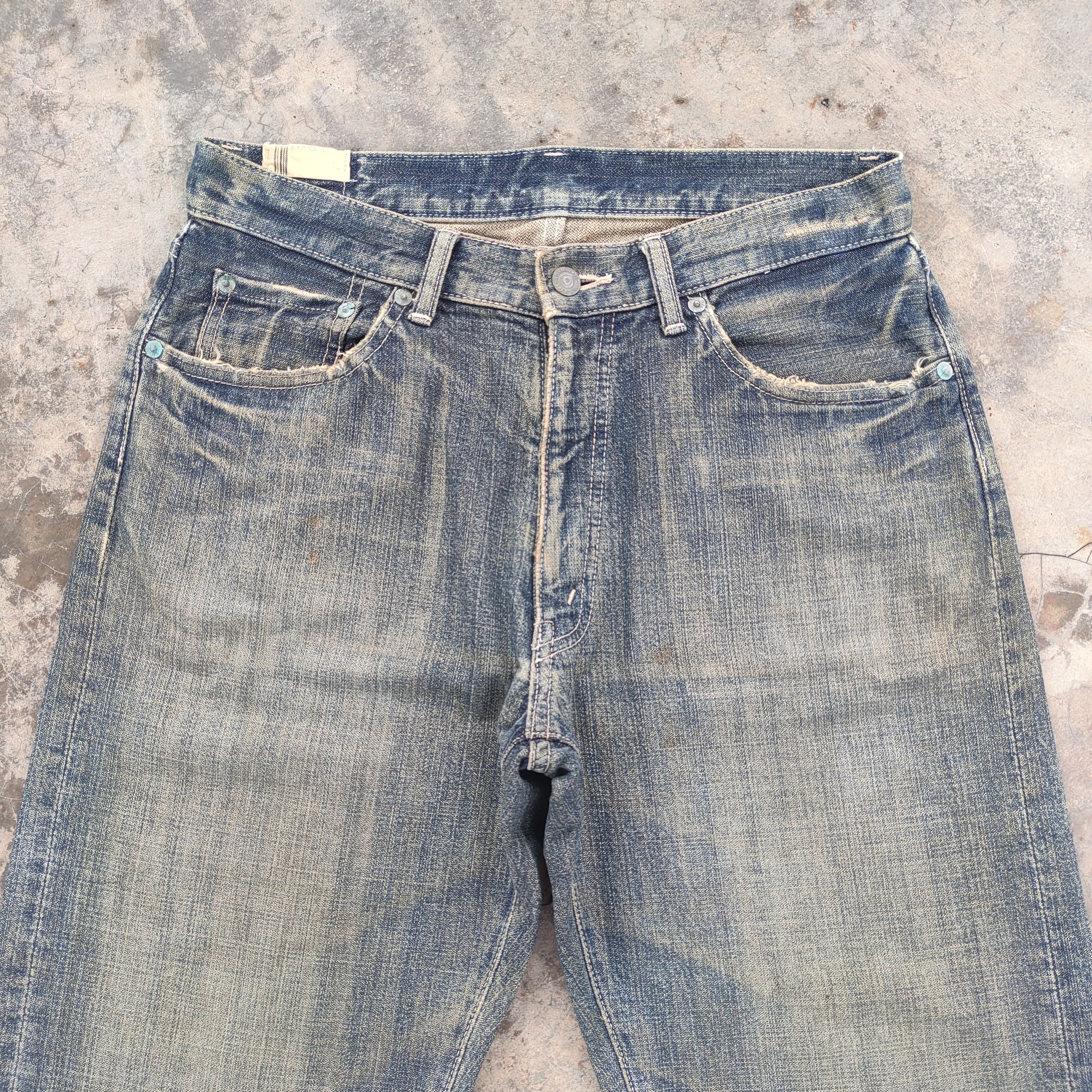 Japanese Brand × Jean × Rusty VINTAGE RUSTY JAPANESE FADED DENIM JEANS PANTS Size US 31 - 4 Thumbnail