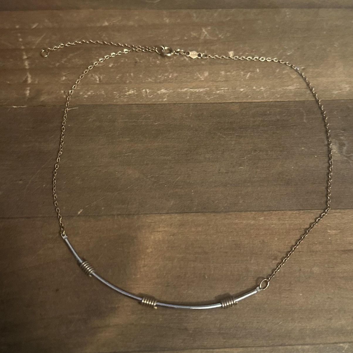 Other × Vintage Vintage Sarah Coventry two tone curved bar necklace Size ONE SIZE - 2 Thumbnail