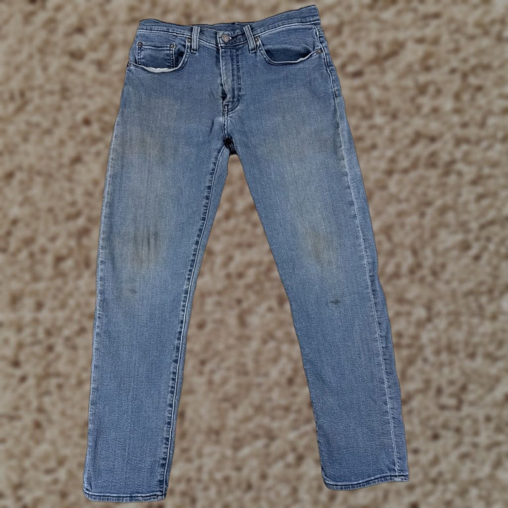 LEVI'S Jeans Adult 31 Blue Denim 502 Straight 5-Pocket Regular Cotton Premium Vintage No