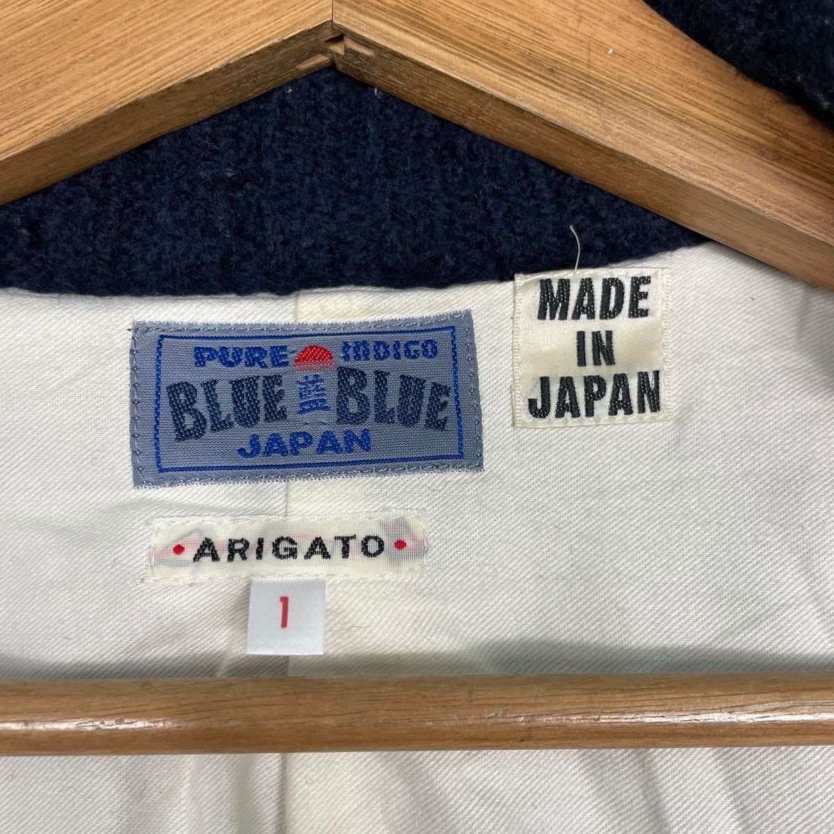 Blue Blue Japan Blue Blue Japan Arigato Indigo Wool Jacket Size US S / EU 44-46 / 1 - 15 Thumbnail