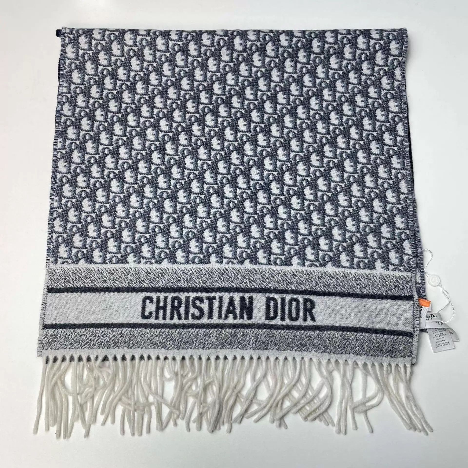 Dior Dior 98 New Double-Sided Oblique Scarf Size ONE SIZE - 1 Thumbnail