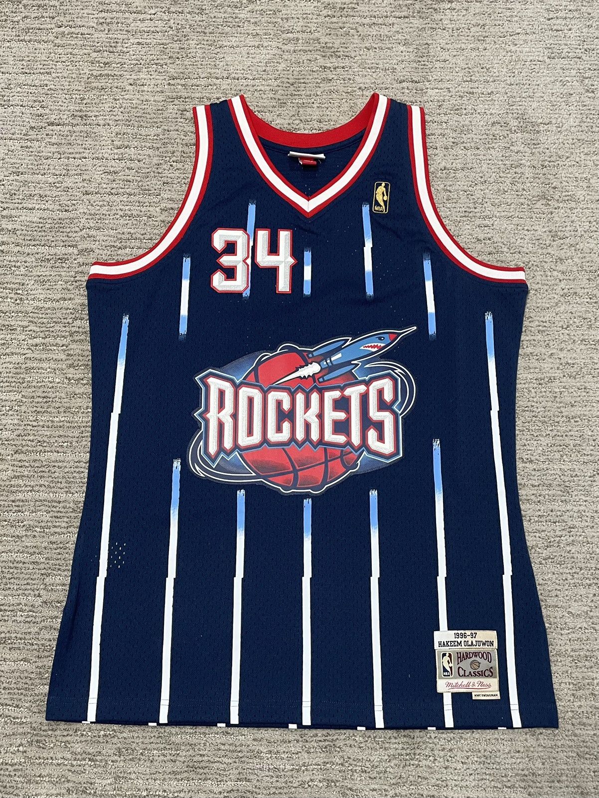 Mitchell & Ness Hakeem Olajuwon Houston Rockets Jersey Size US L / EU 52-54 / 3 - 1 Thumbnail