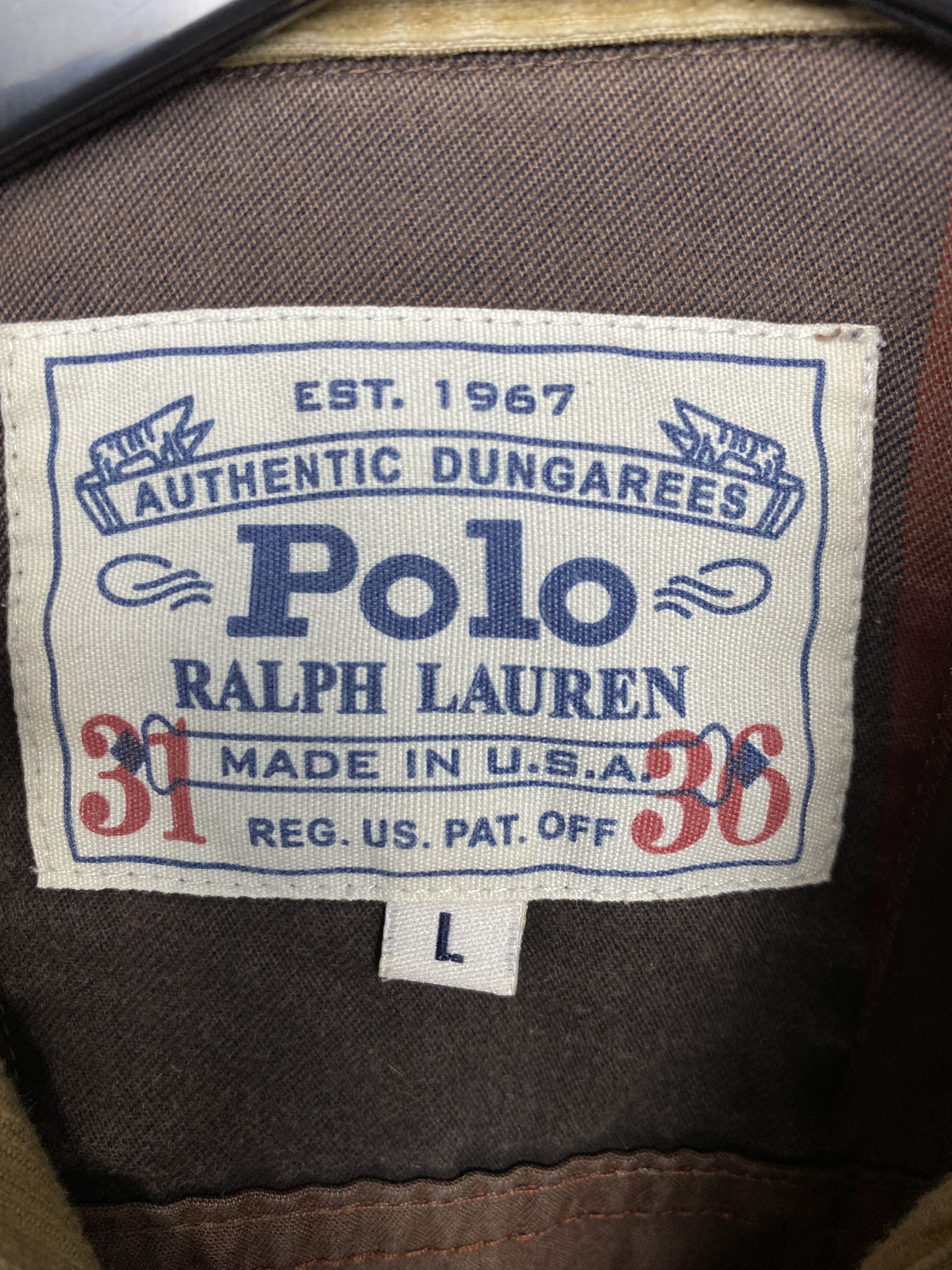 Polo Ralph Lauren × Ralph Lauren × Vintage Polo Ralph Lauren Vintage Mens Western Plaid Shirt Size US L / EU 52-54 / 3 - 4 Thumbnail