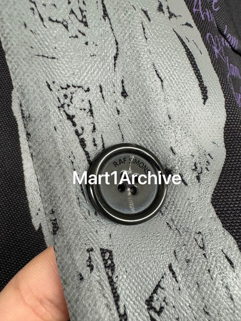 Raf Simons RAF SIMONS size m 22 AW Death Print blazer 2503-Nextarrow Size 36R - 5 Thumbnail