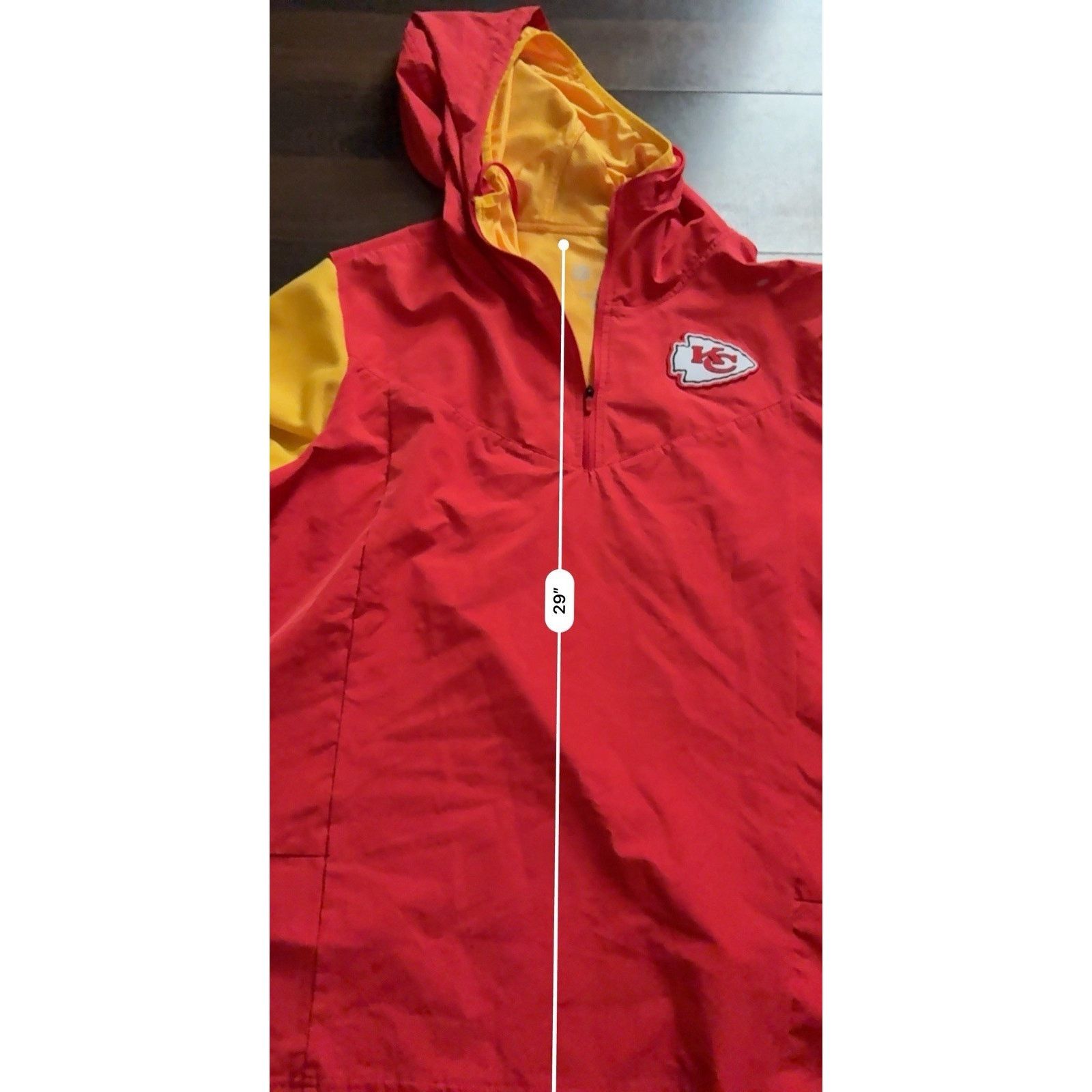Nike Nike K.C.C Windbreaker Jacket Men's S NFL Long Sleeve SZ XL Size US XL / EU 56 / 4 - 9 Thumbnail