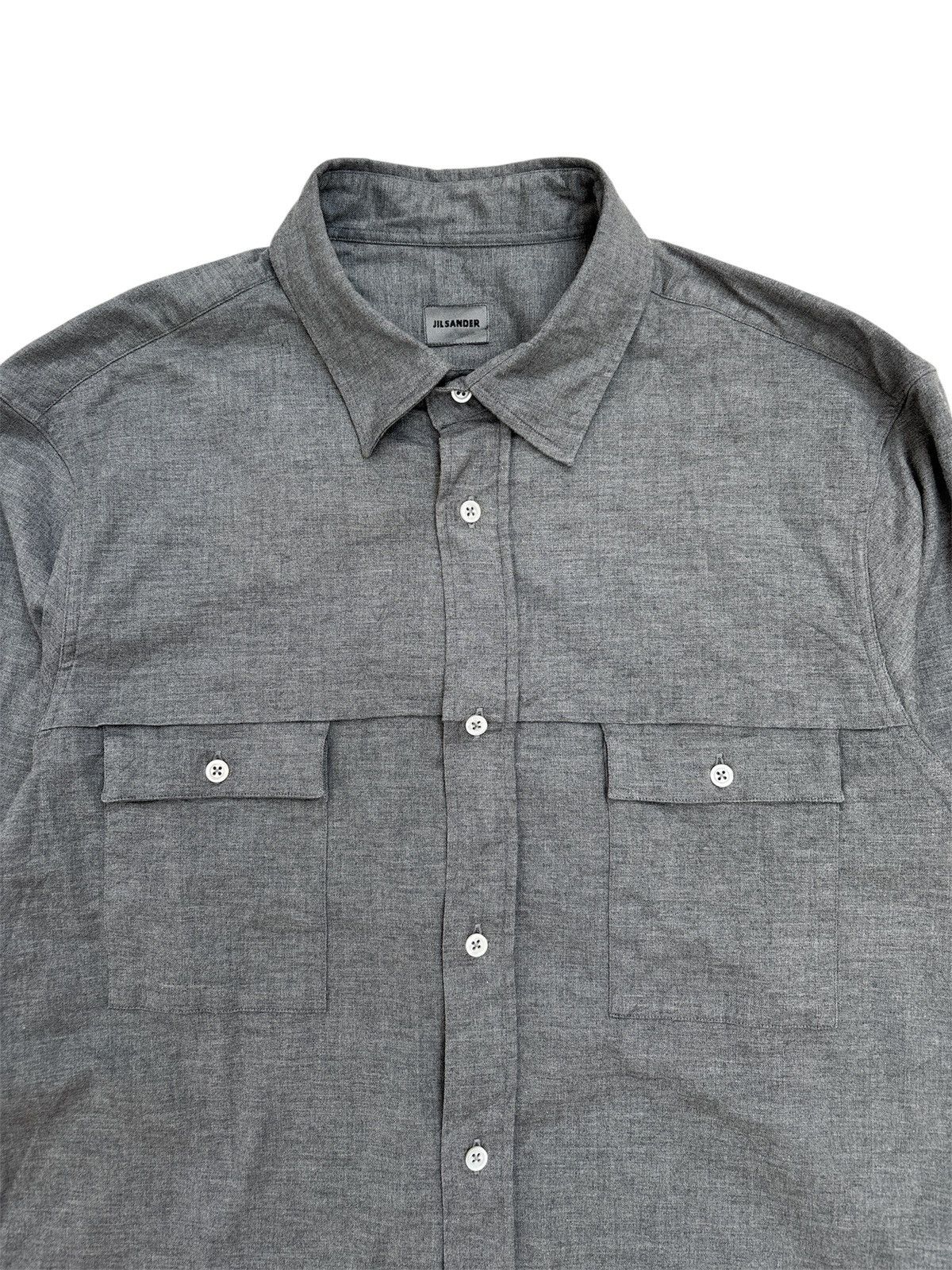 Jil Sander Raf Simons era Button Up Shirt Size US M / EU 48-50 / 2 - 2 Thumbnail