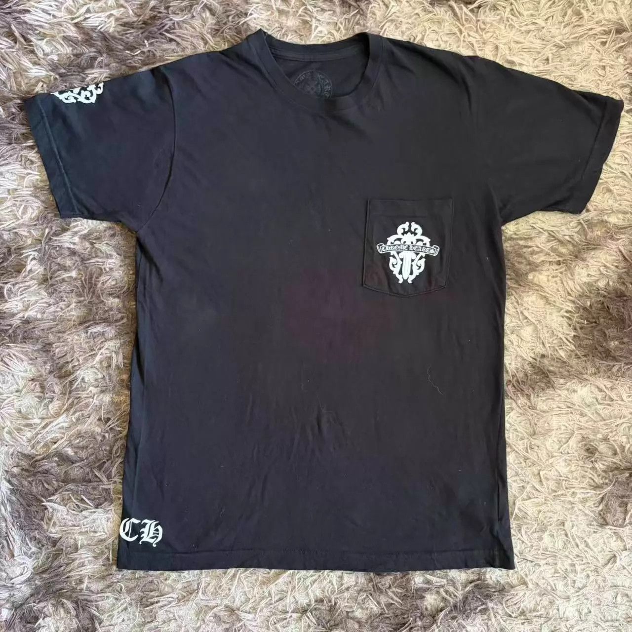 Chrome Hearts Chrome Hearts Black Spine Sword Print Short Sleeve Tee M Size US M / EU 48-50 / 2 - 1 Thumbnail