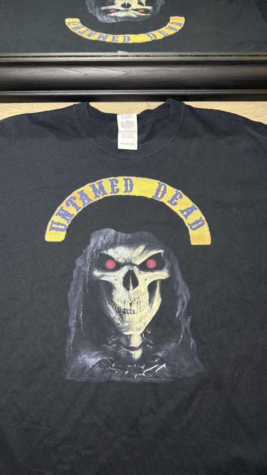 Affliction Vintage / Y2K Untamed Dead Grim Reaper Shirt Size US XXL / EU 58 / 5 - 2 Thumbnail