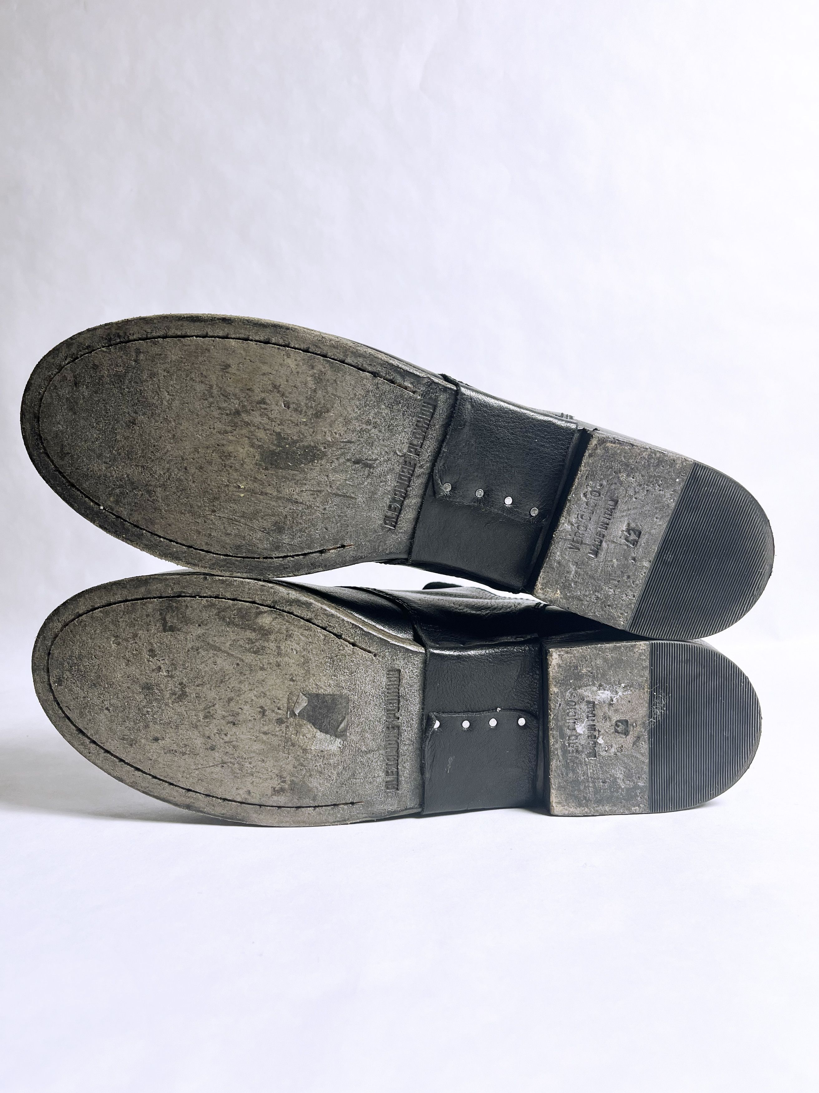 Alexandre Plokhov M908- FOLAGHE - BLACK LEATHER SHOES Size US 9 / EU 42 - 9 Thumbnail